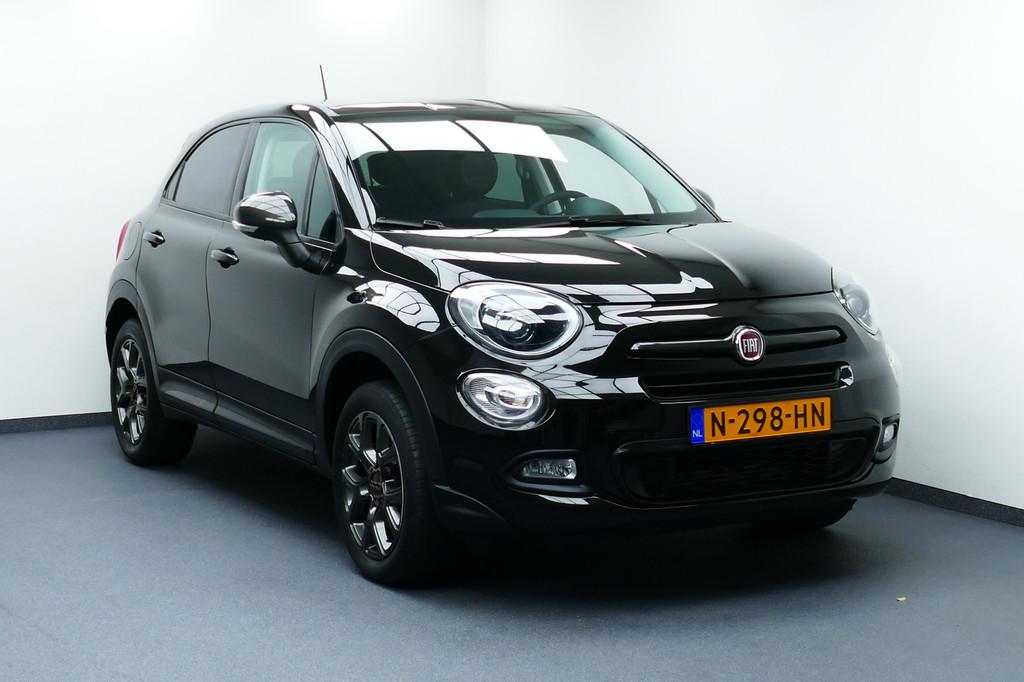 Fiat 500X Cross 1.4 Turbo MultiAir Cross. Navi, Xenon, Clima, Auto's, Fiat, Gebruikt, 4 cilinders, 500X, Zwart