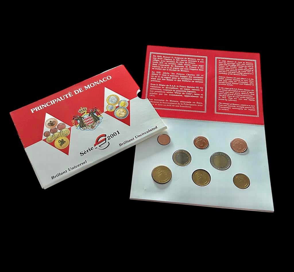 Monaco BU set 2001, Verzenden, Monaco, Overige waardes