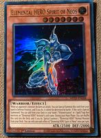 Yu-Gi-Oh! Elemental HERO Spirit of Neos MP25 1st Edition !, Ophalen of Verzenden, Zo goed als nieuw, Losse kaart, Foil