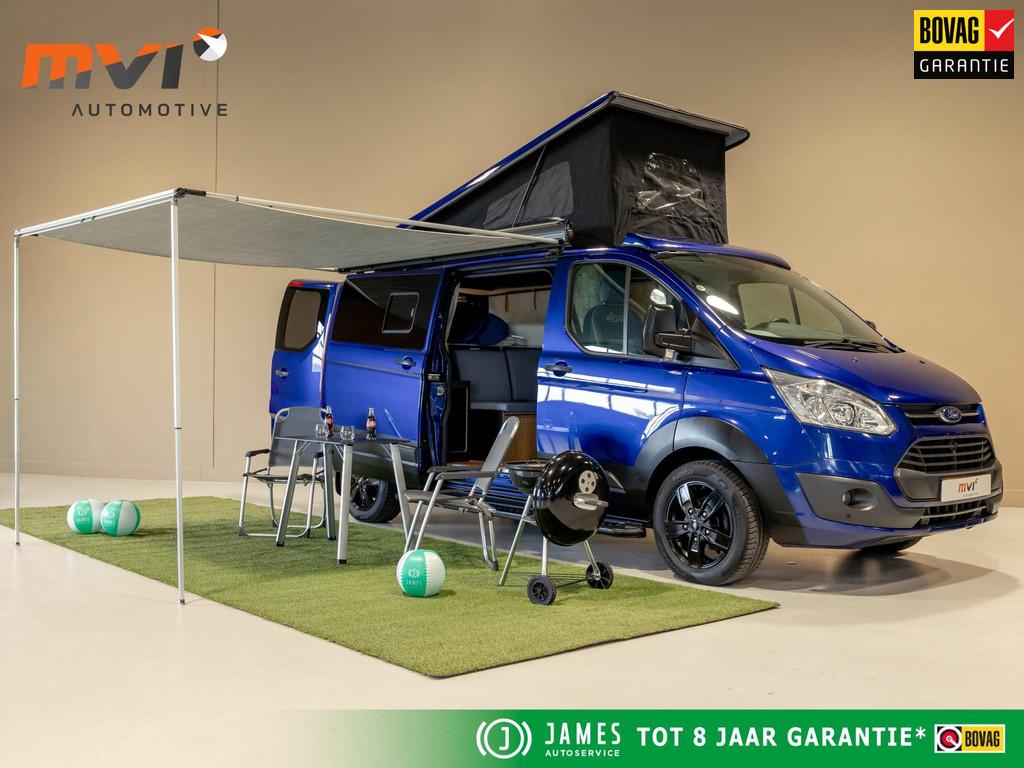 Ford TRANSIT CUSTOM / 131pk / Amigo / Half leder / Trekhaak, Caravans en Kamperen, Campers, Buscamper of Camperbus, Ford Nederland