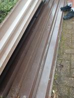 8 ijzeren damwand/dakplaten te koop, Ophalen, Gebruikt