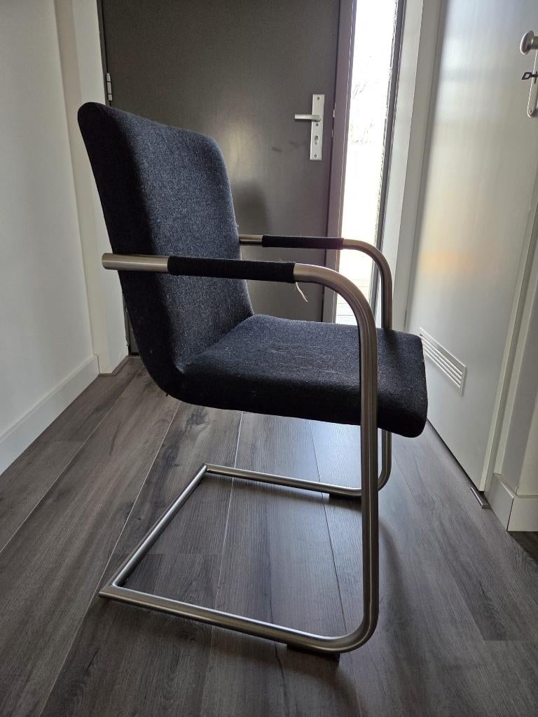 4 Eetkamerstoelen, Ophalen, Gebruikt, Zwart, Vier