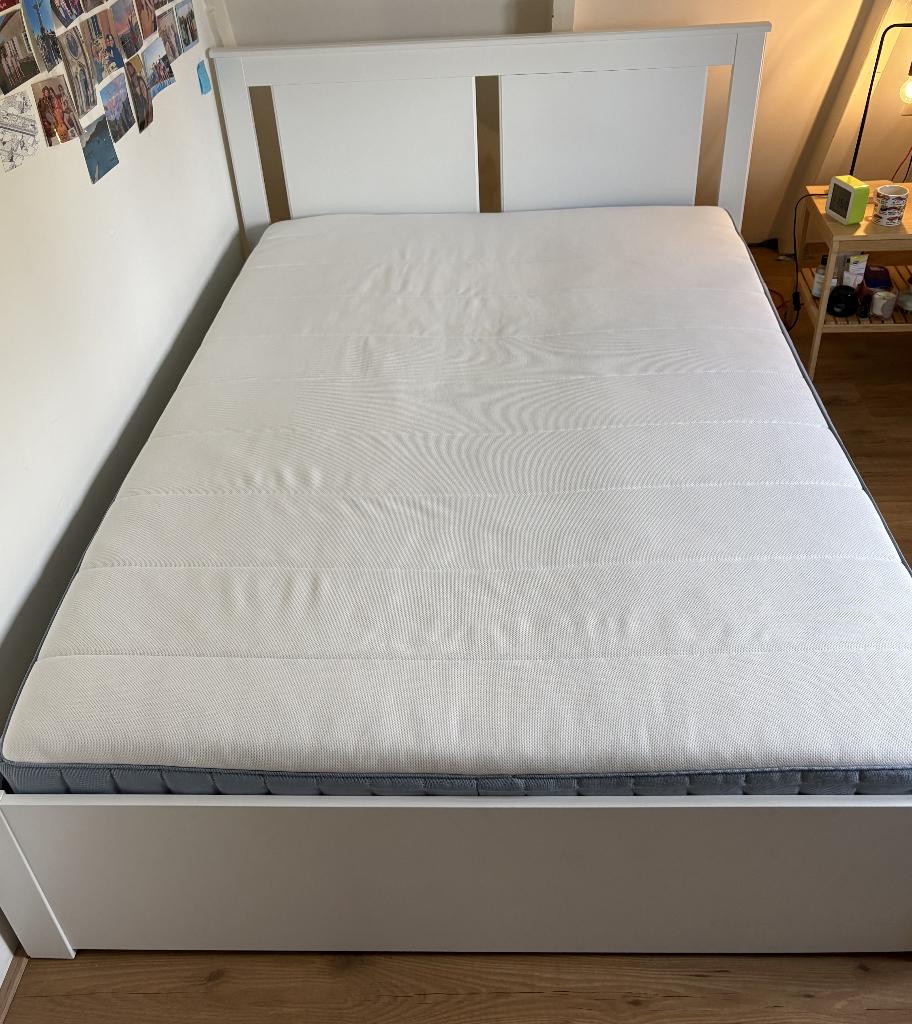 Matras / Mattress IKEA 140x200, Huis en Inrichting, Slaapkamer | Matrassen en Bedbodems, Ophalen, Gebruikt, 140 cm, Twijfelaar