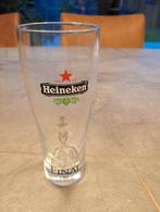 Heineken bierglas dubbeldruk., Verzamelen, Biermerken, Ophalen of Verzenden, Zo goed als nieuw, Glas of Glazen, Heineken