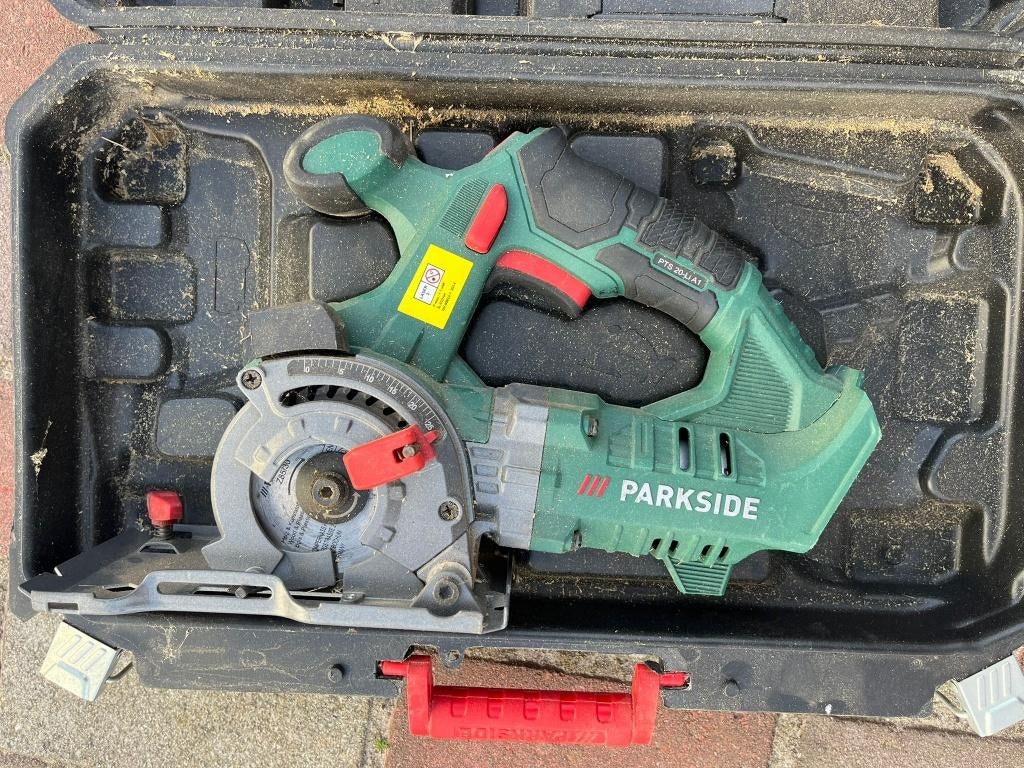Parkside invalzaag PTS 20-Li A1, Gebruikt, Invalzaag, Ophalen of Verzenden, Parkside