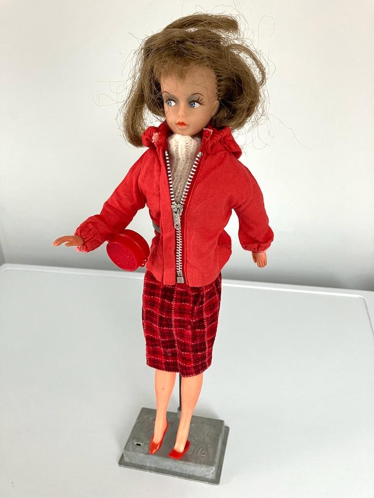 Vintage 1963 Tressie pop met verstelbare haarlengte., Ophalen of Verzenden, Gebruikt, Pop