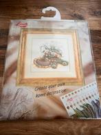 Lanarte, bekend als het model "Autumn Bouquet" Herfstboeket), Ophalen of Verzenden, Nieuw, Handborduren, Borduurpakket