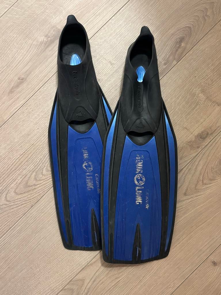 Aqualung zwemvliezen maat 38-39, Watersport en Boten, Duiken, Ophalen of Verzenden, Gebruikt, Zwem- of Duikvliezen