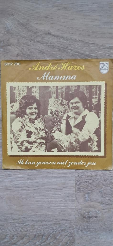 Singel Andre Hazes Mama, Cd's en Dvd's, Ophalen of Verzenden, Gebruikt, Overige formaten, Levenslied of Smartlap