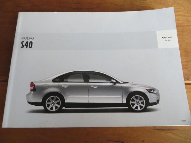 Instructieboek Volvo S40 incl. audio vanaf 2004, zeer mooi!, Auto diversen, Handleidingen en Instructieboekjes, Ophalen of Verzenden
