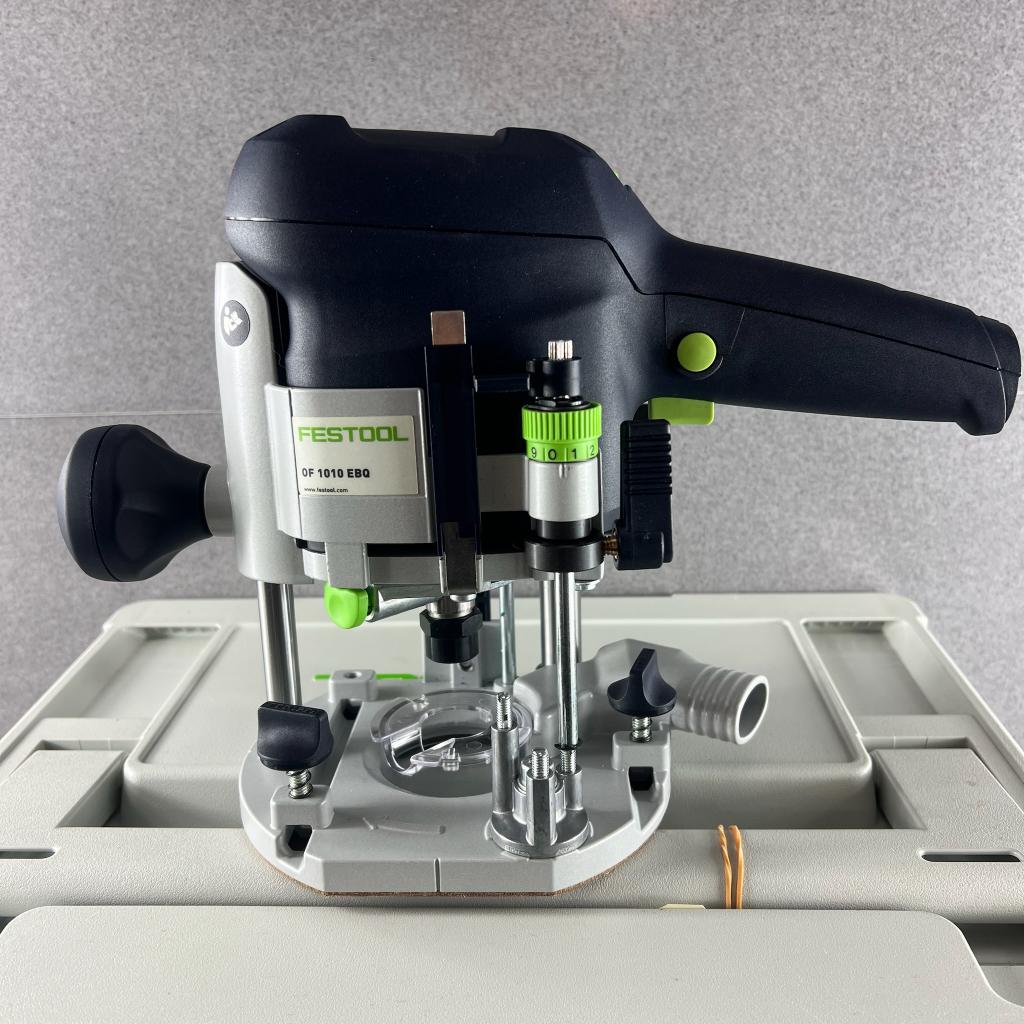Festool OF1010 Bovenfrees+hole drilling set | ZGAN | 407057, Gebruikt, Ophalen of Verzenden, Bovenfrees, Festool