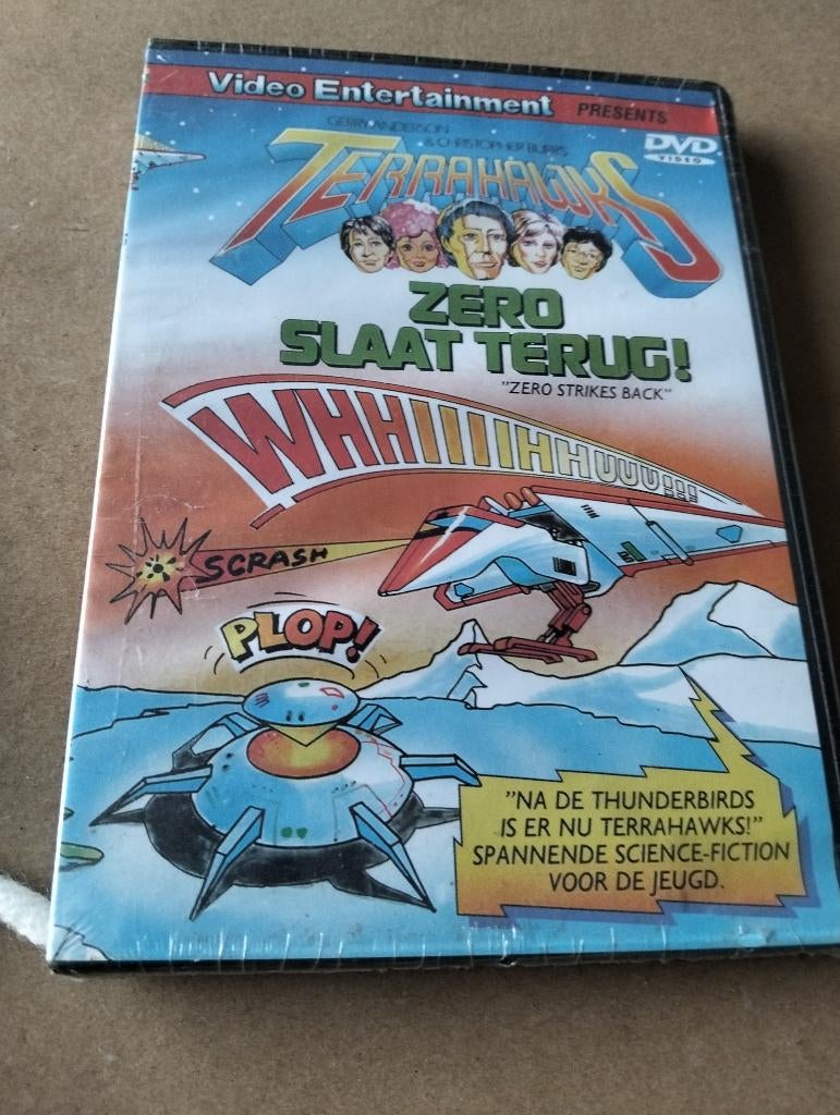 SEALED dvd Terrahawks Zero slaat terug! NLO, Tekenfilm, Ophalen of Verzenden, Nieuw in verpakking, Alle leeftijden