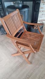 Inklapbare Teak Armstoel -Arc, Ophalen