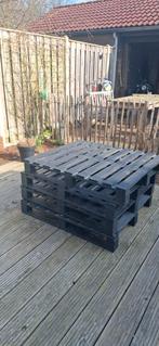 4 zwarte pallets, Ophalen, Hout