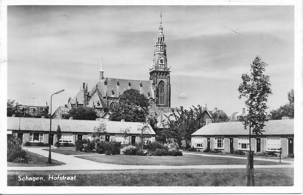 Schagen Hofstraat., Verzenden, 1940 tot 1960, Ongelopen, Noord-Holland