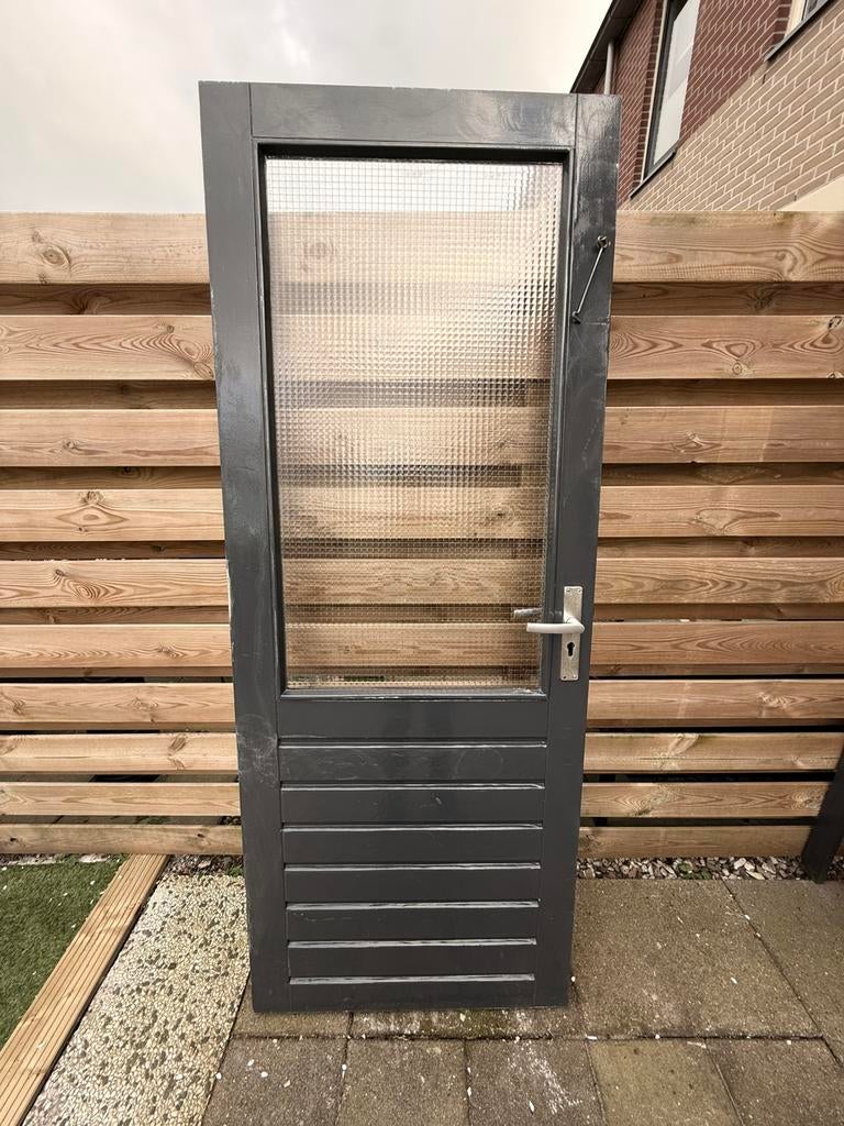 Deur, Ophalen, Zo goed als nieuw, Binnendeur, 200 tot 215 cm