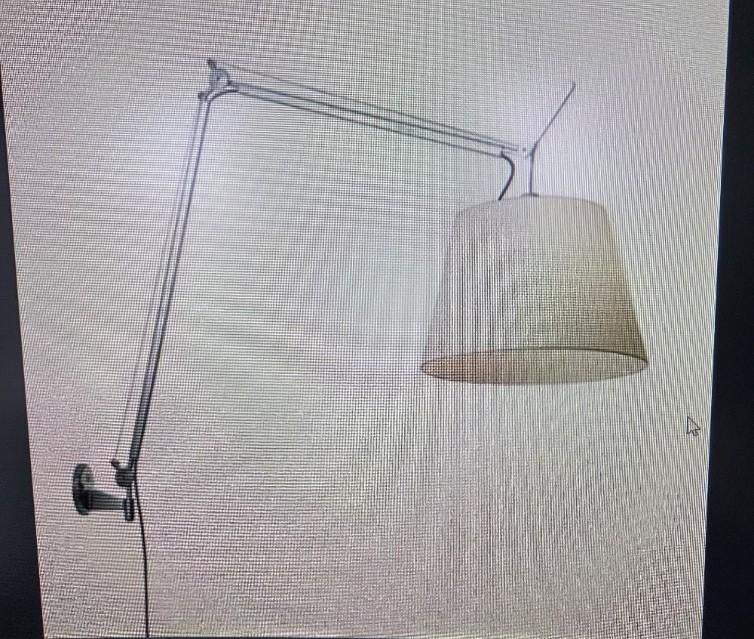 Artemide Tolomeo mega wandlamp alu/wit met dimmer, Huis en Inrichting, Ophalen, Zo goed als nieuw, Overige materialen, Modern