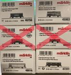 4x Marklin Goederenrijtuig, Wisselstroom, Rails, Ophalen of Verzenden, Zo goed als nieuw