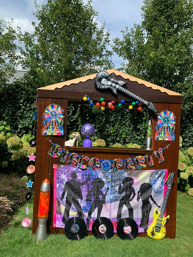 Disco bar - 60 70 80’s party bar huren € 80,- te huur, Ophalen, Zo goed als nieuw, Overige