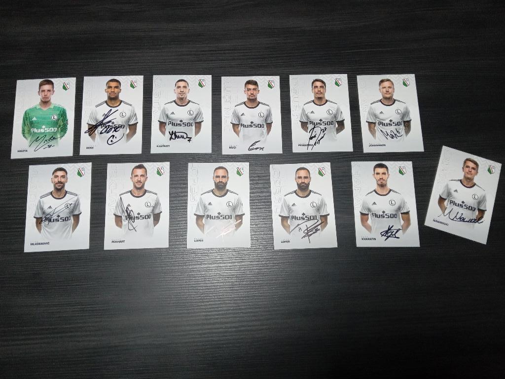 Gesigneerde spelerskaarten van Legia Warschau - Deel 1, Ophalen of Verzenden, Nieuw, Buitenlandse clubs, Spelerskaart