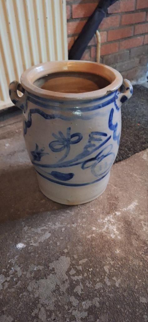 Bloempot, Tuin en Terras, Bloempotten, Rond, Ophalen of Verzenden, Aardewerk, Minder dan 40 cm