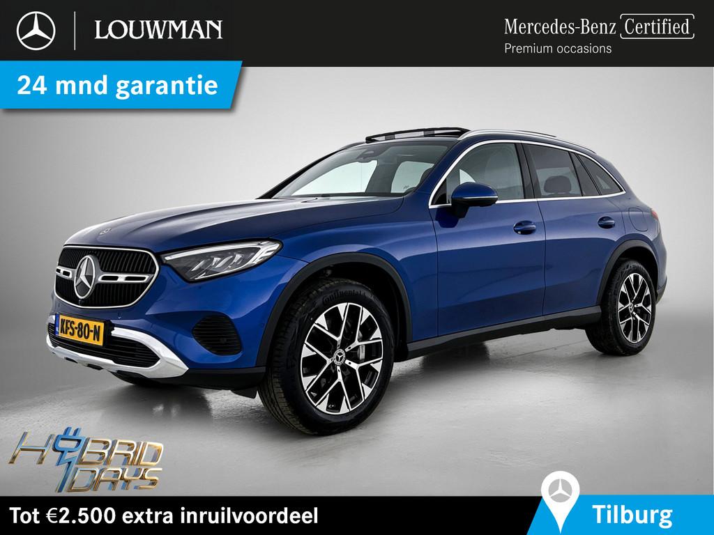 Mercedes-Benz GLC 300 e 4MATIC Plug-In Hybride Panorama Schu, Automaat, 12 maanden, Gebruikt, Blauw