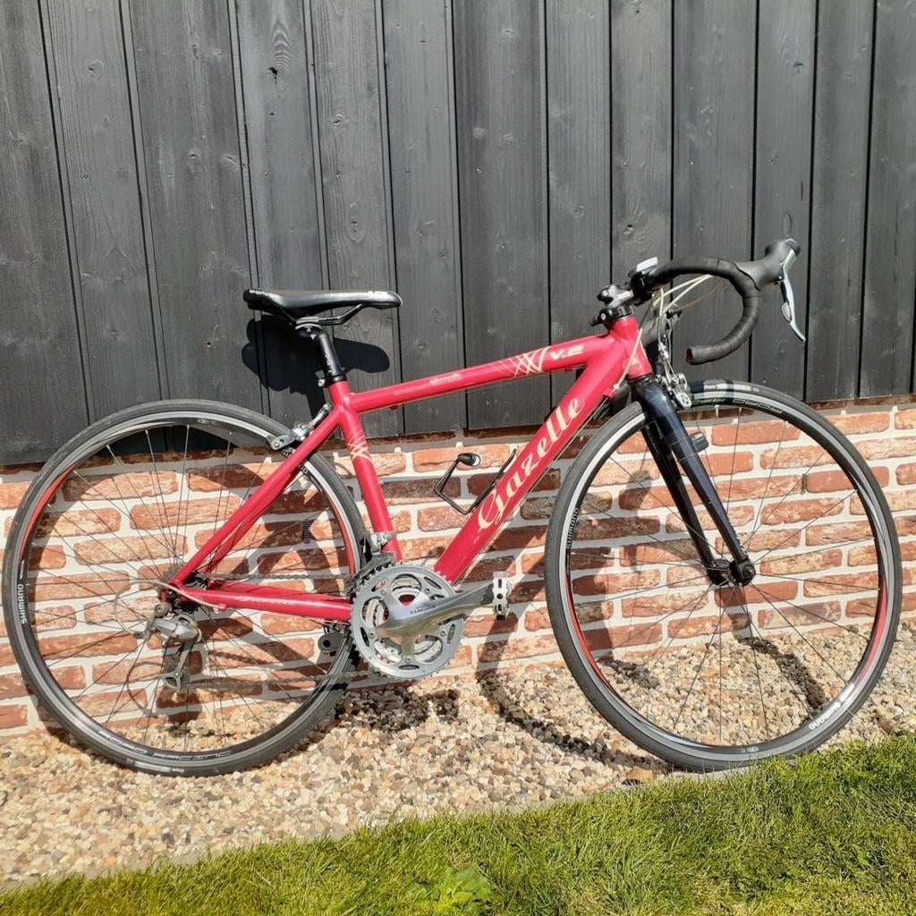 Mooie gazelle racefiets, framemaat 46, Ophalen, 28 inch, Gebruikt, Aluminium