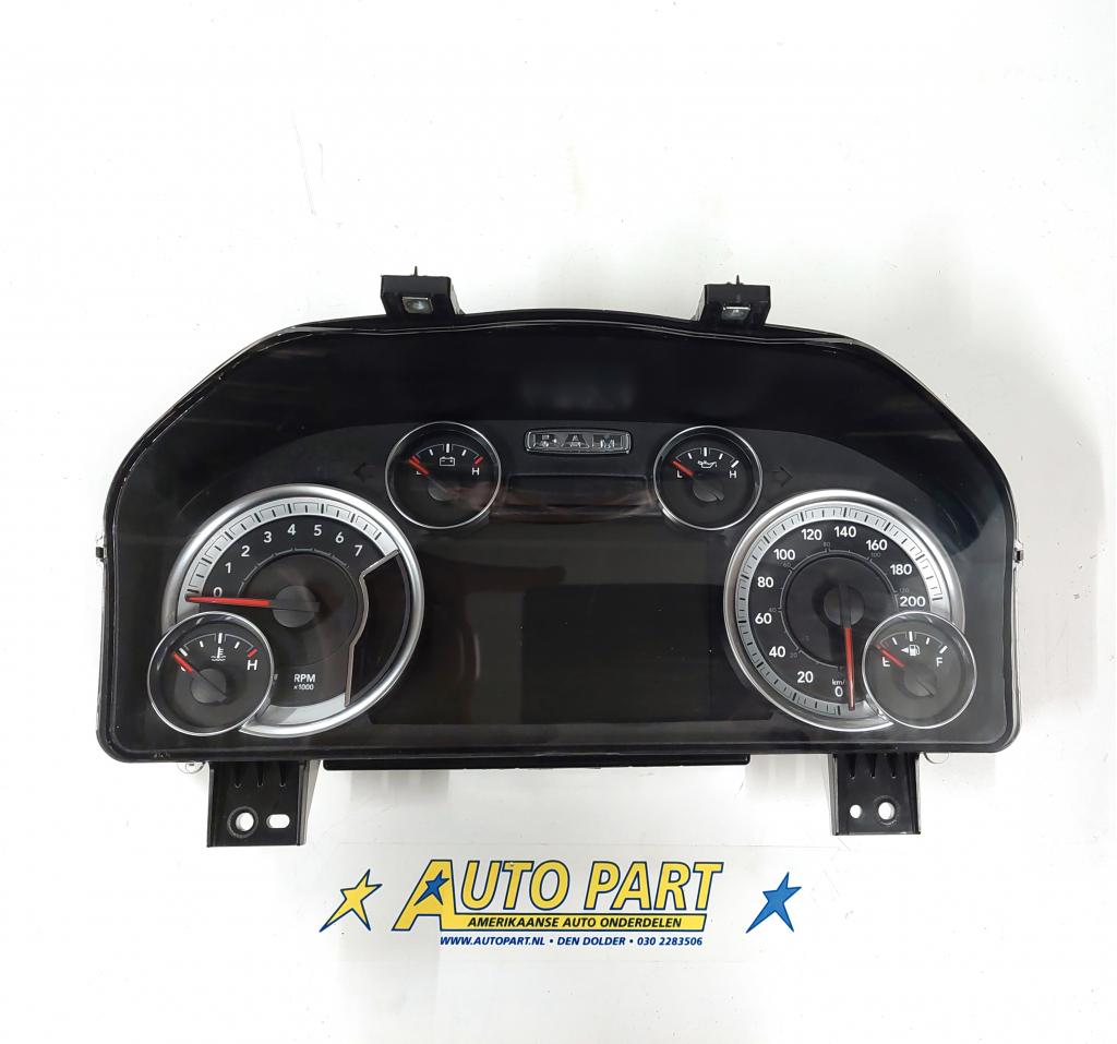 Dodge Ram pickup dashboard klok KM/H 2017-2018, Gebruikt, PO Box 21-8004 | Auburn Hills, MI 48321-8004, Amerikaanse onderdelen