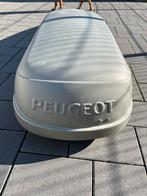 Peugeot Skibox Zilvergrijs origineel ascecoire Goede Staat, Auto diversen, Dakkoffers, Ophalen of Verzenden, Gebruikt