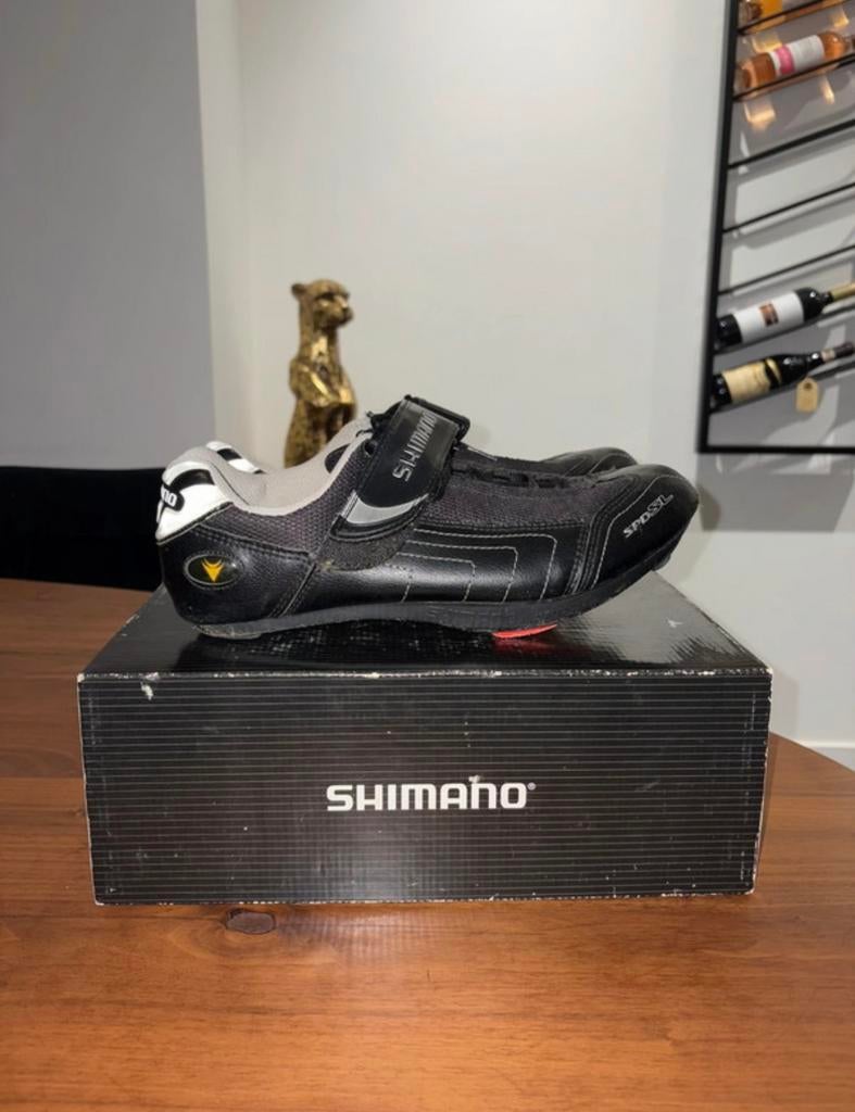 Racefiets schoenen maat 45 Shimano black €12.50, Ophalen of Verzenden, Overige maten, Dames, Schoenen