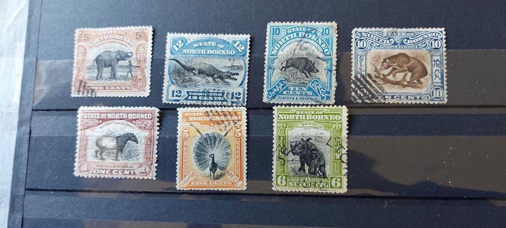 Noord Borneo, Postzegels en Munten, Ophalen of Verzenden, Gestempeld, Zuid-Azië