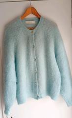 Nukus oversized vest turquoise blauw wolmix XL, Blauw, Maat 42/44 (L), Ophalen of Verzenden, Zo goed als nieuw