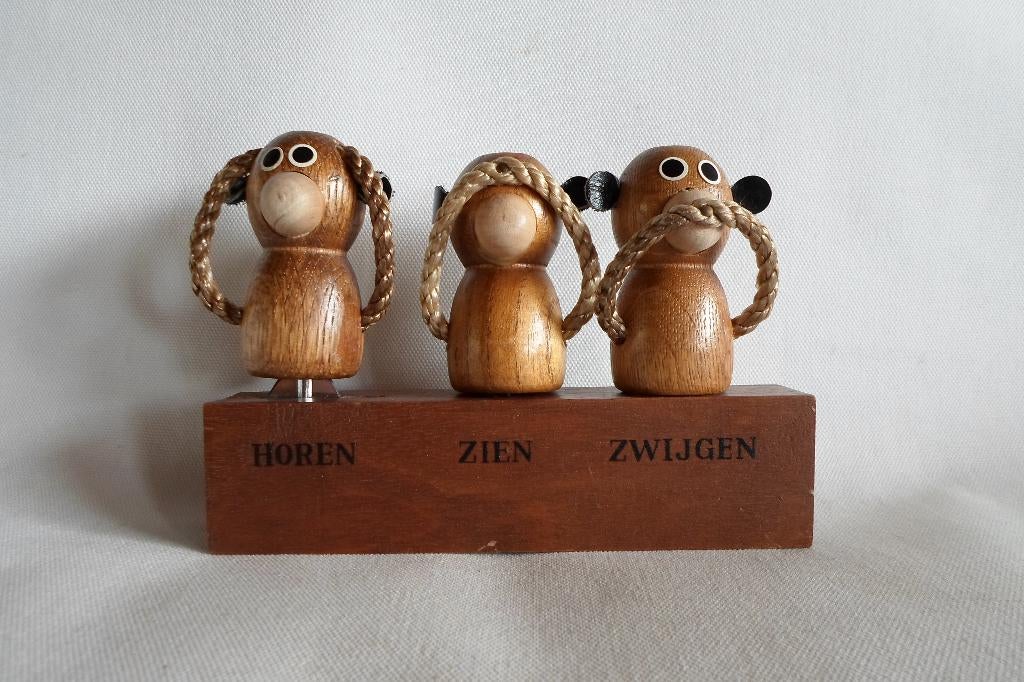 Hans Bolling Horen Zien Zwijgen Bar Set, Ophalen of Verzenden, Huis en Inrichting