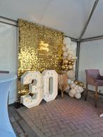 Backdrop zuilen achtergrond verhuur decoratie, Ophalen, Zo goed als nieuw