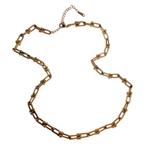 50cm Ketting Dames Verguld RVS U-Schakelketting Verstelbaar, Sieraden, Tassen en Uiterlijk, Kettingen, Overige materialen, Verstelbaar