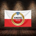 Grote vlaggen Amstel Bier (150 bij 90cm), Verzamelen, Biermerken, Verzenden, Nieuw, Amstel