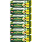 Dabur miswak tandpasta 190g zonder fluoride (6-pack) borstel, Cc, Cc, Cc, Nieuw