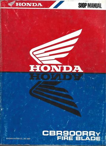 Honda CBR900 RR y Fire Blade shop manual werkplaatsboek beschikbaar voor biedingen