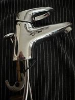 wastafel kraan rvs + nieuwe en oude chifon, Ophalen of Verzenden, Zo goed als nieuw, Rvs, Kraan