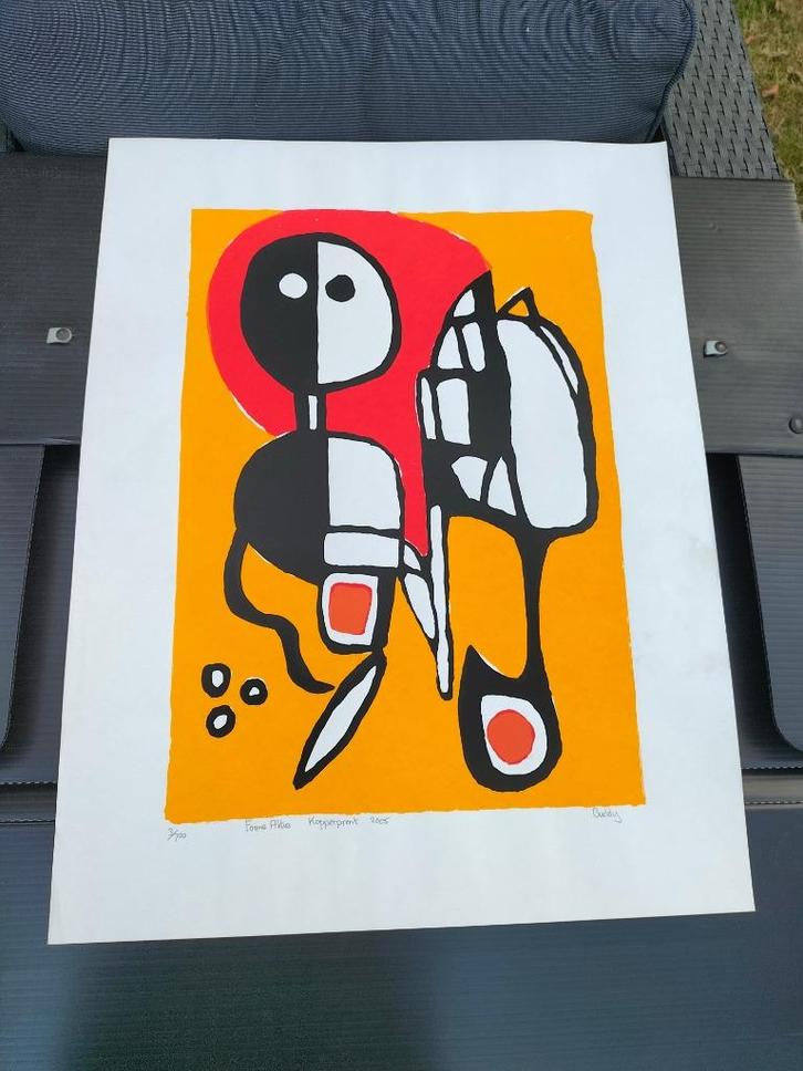 Zeefdruk Buddy Hermans, Antiek en Kunst, Kunst | Litho's en Zeefdrukken, Ophalen of Verzenden