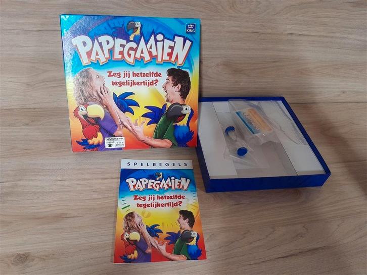 papegaaien - s3009, Hobby en Vrije tijd, Gezelschapsspellen | Bordspellen, Zo goed als nieuw, Ophalen of Verzenden