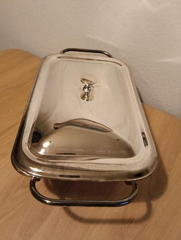 Verzilverd rechaud 42 x 22 x 12 cm – nieuw beschikbaar voor biedingen