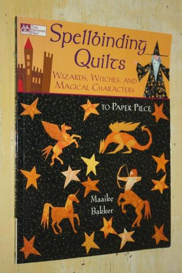 Boek: Spellbinding Quilts Wizards Witches Magical Characters beschikbaar voor biedingen