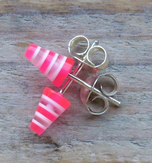 Echt Zilveren Blacklight Oorbellen - Oorknopjes, Sieraden, Tassen en Uiterlijk, Oorbellen, Nieuw, Knopjes of Stekers, Zilver, Zilver