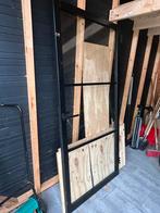 Zwarte houten binnendeur, Ophalen, 80 tot 100 cm, Binnendeur, Zo goed als nieuw