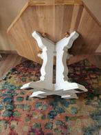 Mooie blank eiken houte tafel 8 kantig 120 doorsnede, Ophalen of Verzenden