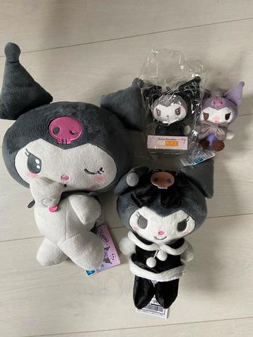 Sanrio kuromi plush knuffel set van 4 stuks beschikbaar voor biedingen