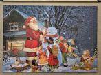 King Kerst puzzel  Santa Playing Outside, Ophalen, 500 t/m 1500 stukjes, Zo goed als nieuw, Legpuzzel