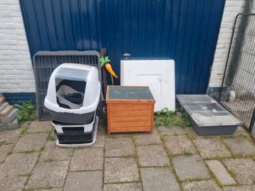 Verschillende konijnen / knaagdieren benodigdheden beschikbaar voor biedingen