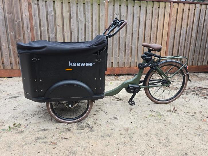 Keewee Cangoo elektrische bakfiets, Fietsen en Brommers, Fietsen | Bakfietsen, Zo goed als nieuw, Overige merken, 4 kinderen of meer